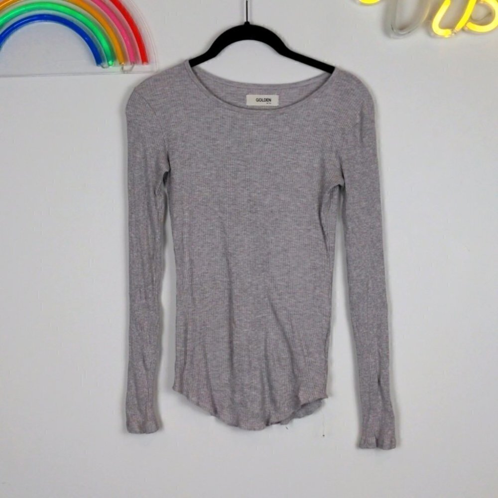 Aritzia Golden by TNA ribbed long sleeve